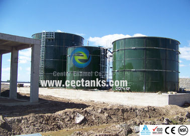 Cam Füzyonlu Çelik Tank / Biyo Digester Tank Beden ve Membran Çatı