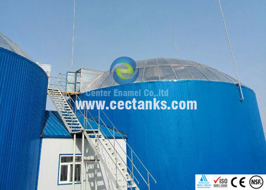 Atık su arıtma tesisi için cam füzelenmiş çelik atık su depolama tankları
