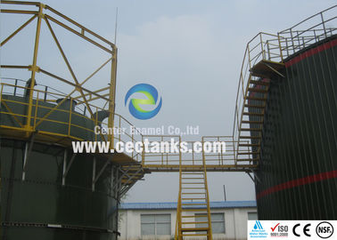 CEC Atık su arıtma tesisi İçme suyu depolaması için çelikten füzyonlu cam tankları