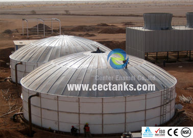 Alüminyum kapaklı veya özel çatılı endüstriyel sıvı depolama tankları