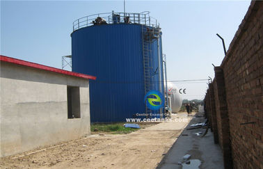 ISO 9001:2008 İçme suyu depolama ve atık su depolama için camdan füzelenmiş çelik tanklar