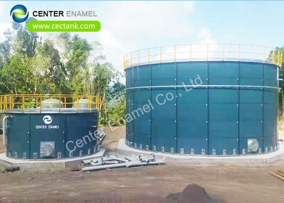 Epoksi kaplı çelik belediye atık tankları 3450N/cm Yapışkanlık