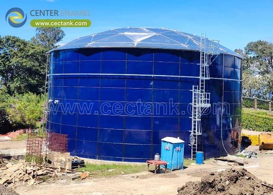 Endüstriyel Su Arıtma için Enameled Bolted Çelik Tank Üstün Kalite ve Düşük Proje Maliyeti