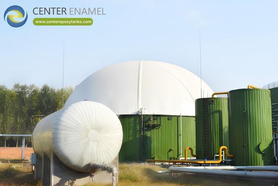 Anaerobik Digester Sistemleri İçin Hava Duruma Dirençli Çift Membran Kapakları