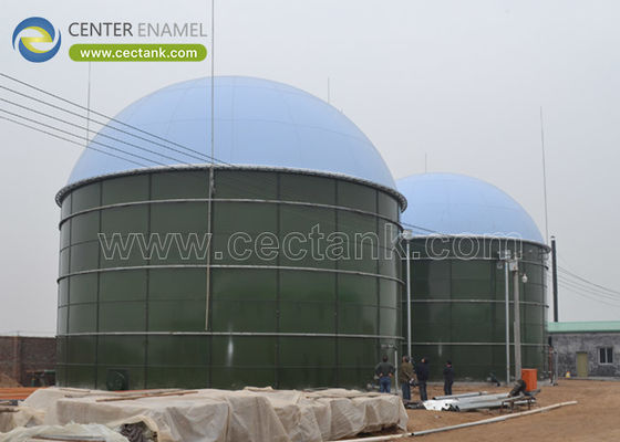 Center Enamel'in Domuz yetiştirme için 5000 m3 CSTR Anaerobik Digester