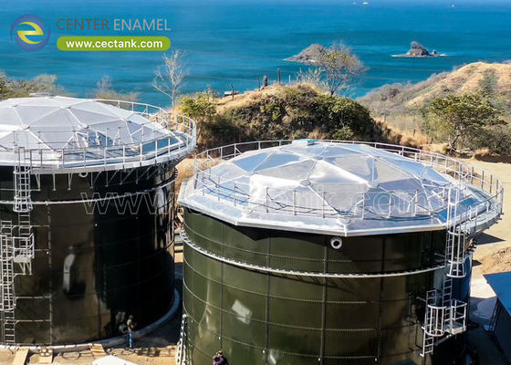 Tank Altyapısı Yükseltme Merkezi Enamel'in Üstün Çatı Tank Koruması için Gelişmiş Alüminyum Kubbe Çatıları