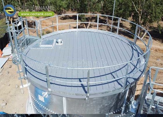 İnşaat Alanlarında Su Depolamaları İçin Çeşitli Galvanizli Çelik Boltlu Tanklar