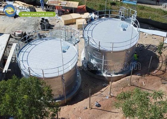 Güvenli Galvanizli Çelik Tanklar Okul Su Depolamaları için Center Enamel Global Partneriniz