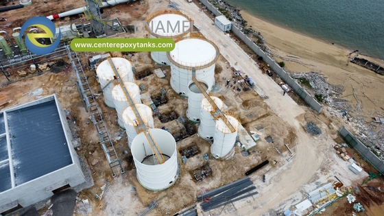 Sıvı Sızıntı Suyu İçin Epoksi Kaplı Çelik Cıvatalı Tanklar: Aşındırıcı Katı Atık Sahası Yüzey Suyu Depolar