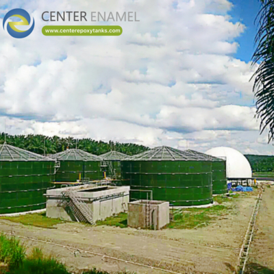Bio CNG tesisleri için biyogaz tankı: Biyogaz sindirimi için ana konteyner.