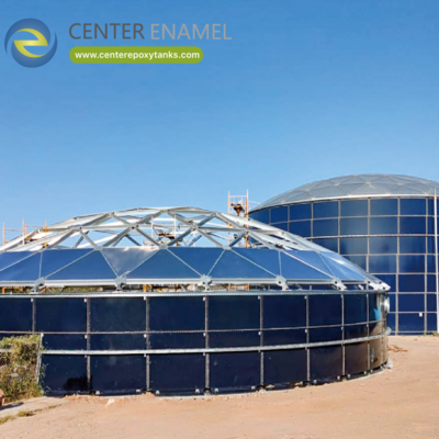 Mineral Depolama Tankları için Alüminyum Kubbe Çatı: Mineral ürünlerini nemden korur