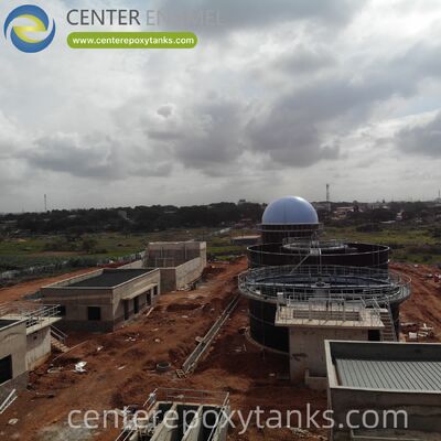 Biyokütle Sindirimi Projesinden Biyogaz için Çift Zarlı Biyogaz Tutucu: Sürekli veya Kesikli Sindirici Çıktısını Yönetmek için Gerekli Hacim Stabilizasyonunu Sağlar