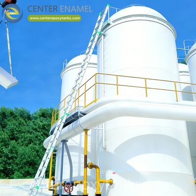 Saldırılmış Karbon Çelik Havacılık Benzini (GA) Depolama Tankı için Dış Yüzen Çatı: Yüksek Uçucu Buharları Baskılayarak Güvenlik için Önemli