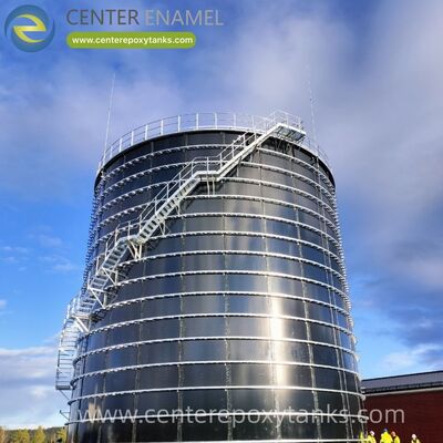 Gıda Atıkları Fermentasyon Tankları olarak Epoksi Bağlı Çelik Boltlu Tanklar: Organik parçalanma ve biyogaz toplama için tasarlanmış sağlam sindirme kapları.