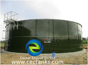 Asit Dayanıklı 500000 Gallon Merkezi Enamel Montaj Tankı / Cam Kaplı Çelik Tanklar