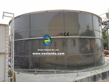 Camlı erimiş çelik çatı atık su depolama tankları / belediye atık su arıtma tankı