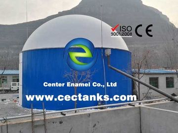 Merkezi Enamel Biyogaz Depolama Tankları 6.0 Mohs Sertliği Temizlenmesi Kolay