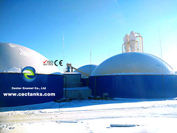 İç Moğolistan'da Biyogaz Projesi için Çelikle Füzelenmiş Cam Anaerobik Digester Tankı