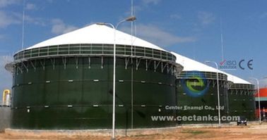 Belediye atık su arıtma projesinde UASB reaktörü olarak bultlanmış çelik atık su depolama tankları