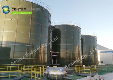 Endüstriyel sıvı depolama için 30000 galon çelik tanklara katılmış cam