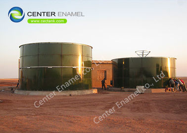 70000 Gallon Cam Kaplı Çelik Tarım Tesisi için İrişim Su Saklama Tankları