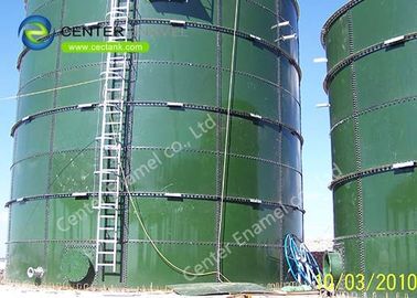Alüminyum alaşımı ile yeşil cam füzed çelik tanklar atık su arıtma tesisi için çatı ve zemin
