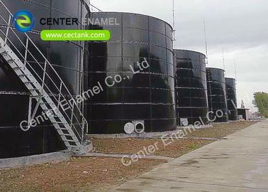 Biyogaz Tesisi, Atık Su Arıtma Tesisi için Çeliğe Füzelenmiş Cam Boltlu Atık Su Depolama Tankları