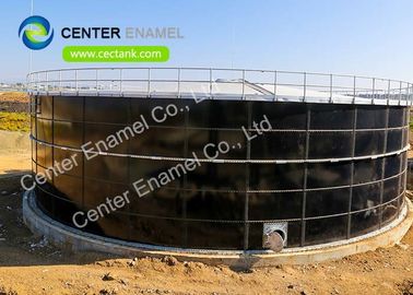 Stainless Steel Bolted Endüstriyel Atık Su Depolama Tankları Membran Çatı ile 30000 Gallon