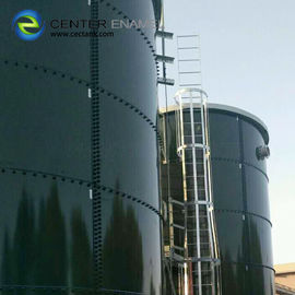 Cam kaplı çelik 5000m3 Biyogaz depolama tankı dayanıklı ve genişletilebilir