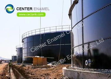 Atık su arıtma tesisi için 30000 galon cam kaplı çelik endüstriyel sıvı tankları