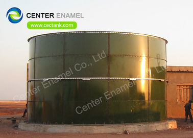 Cam kaplı çelik endüstriyel atık su depolama tankı 560000 galon