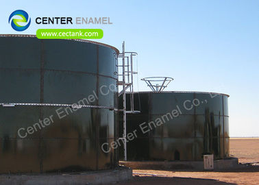 İçme suyu depolama için merkez enamel cam kaplı çelik tanklar