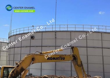 Çelikten Füzelenmiş Endüstriyel Cam Atık Su Saklama Tankları