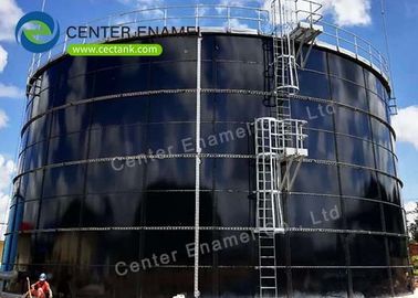 Belediye atık suları arıtma için çelikten füzelenmiş cam bultlu depolama tankları