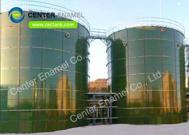 Cam kaplı çelik sıvı depolama tankları çelişmeli çelik kimyasal depolama