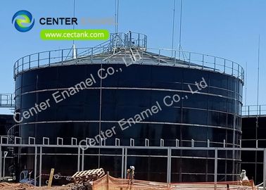 Endüstriyel atık su arıtma projesi için çelikli sıvı depolama tankları