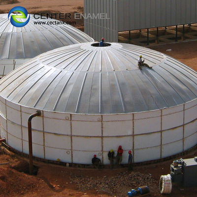 İçme suyu depolama için çelikten füzelenmiş cam endüstriyel su depolama tankları