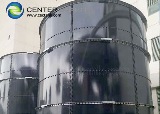 Sıvı depolama için aşınma direnci cam kaplı çelik endüstriyel su tankları