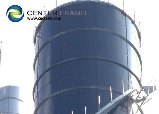 Endüstriyel atık su arıtma projesi için 3450N/cm bultlanmış çelik tanklar