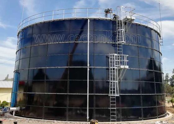 ISO9001 Atık su arıtma projesi için bultlanmış çelik endüstriyel su tankları
