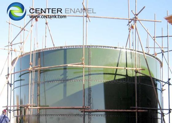 Çelikten Kaynatılmış Cam Sürekli Karıştırılmış Tank Reaktörleri Endüstriyel Biyogaz Tesisleri İçin CSTR'ler