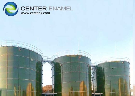 Atık su arıtma tesisleri için cam kaplı çelik işleme tankları Endüstriyel işleme ekipmanları