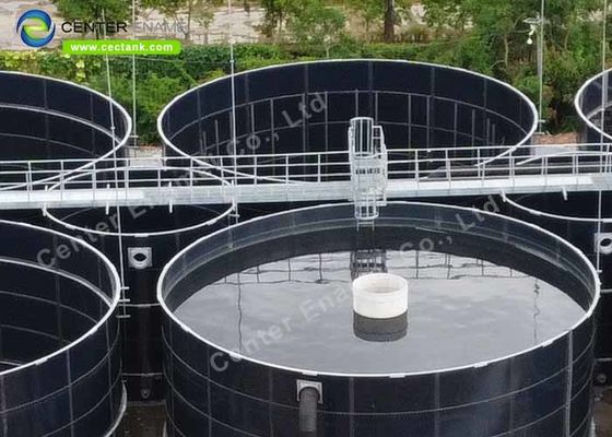 Enamel kaplama 3 mm su depolama tankları kazan besleme suyu depolama için