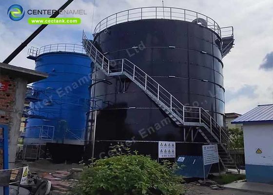 Çelişkili çelik endüstriyel su depolama tankları özel renk