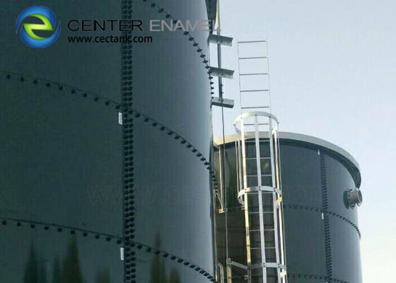 Alüminyum alaşımlı gölge çatısı ile cam kaplı çelik endüstriyel sıvı depolama tankları