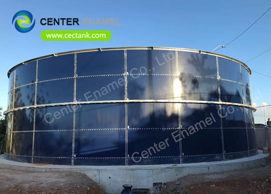 Yangın koruması için 20m3 bultlanmış çelik sıvı depolama tankları Su depolama