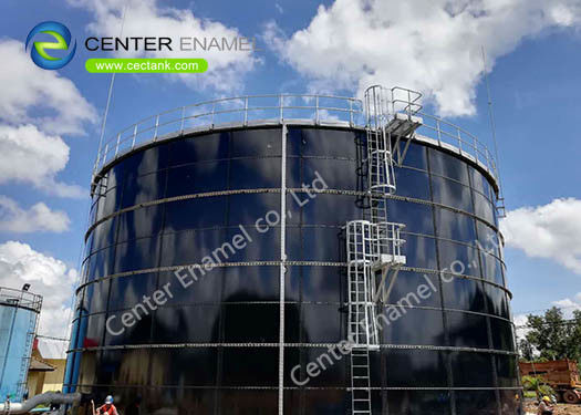 Boltlu çelik endüstriyel atık su depolama tankları 6.0 Mohs sertliği