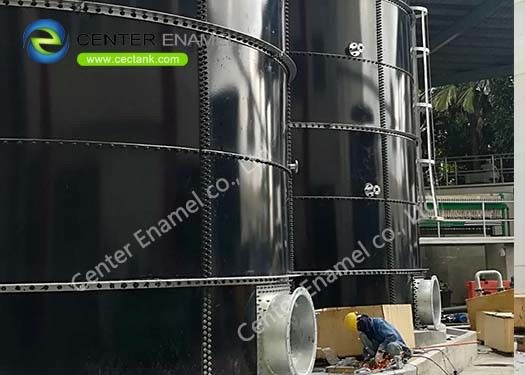 Cam kaplı çelik endüstriyel su tankları iki katman kaplama