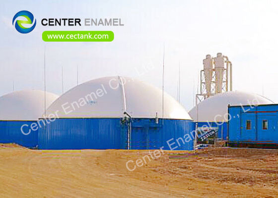 Vitreous Enamel Kaplama İşlemi ile Bolted Çelik Kanalizasyon Arıtma Fermentasyon Tankı