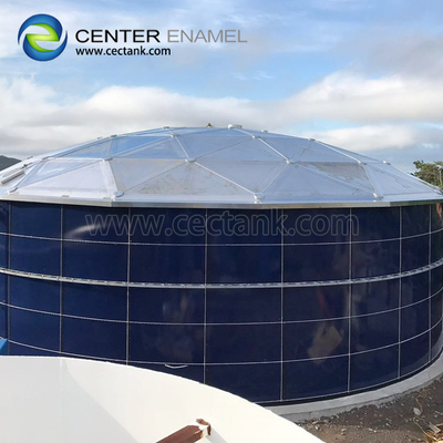 Karbon çelik tanklar için korozyona dayanıklı alüminyum kubbe çatıları
